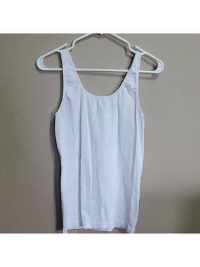 Shimera White Sleeveless Women's Tank Top Size XLarge